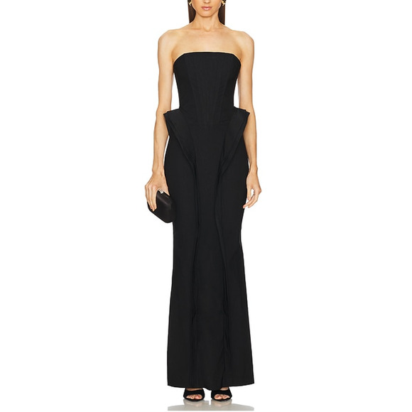 Michael Costello Dresses & Skirts - Michael Costello Black Strapless Gown